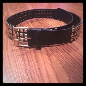 Gold studded belt