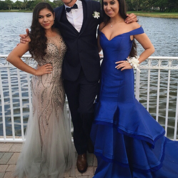 Sequins prom dress
