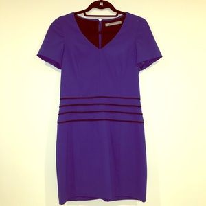 Marc New York Andrew Marc blue shirt sleeve dress