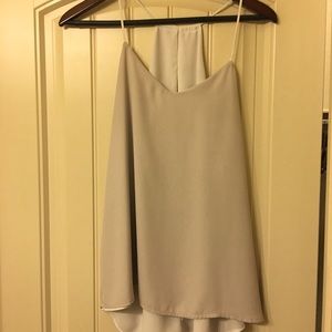 Express Tank, reversible tan and white