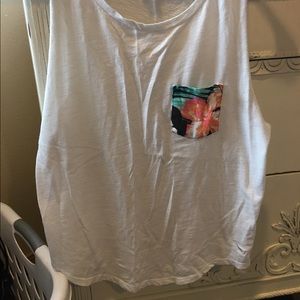 PINK muscle tank size small