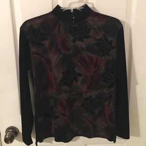 velvet long sleeve
