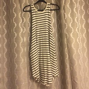 Striped Ava sky dress