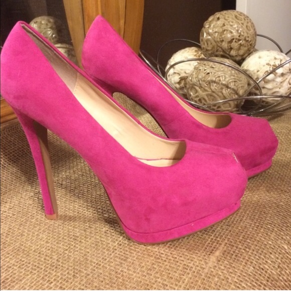 Pink Platform Heels