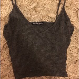 Brandy Melville Grey crop top