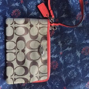 Coach wristlet, used once