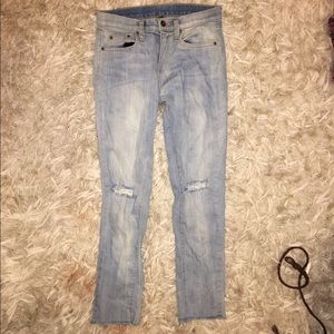 Cute high waisted cut off jeans