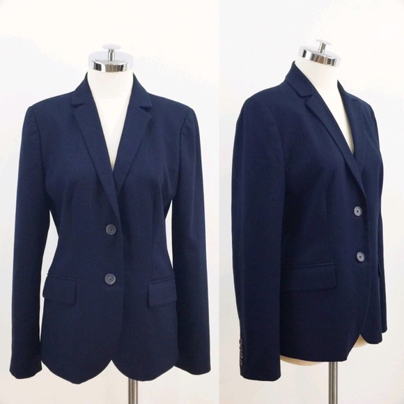 [ j.crew ] classic navy blazer double button - Picture 2 of 4