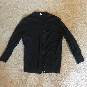 J crew cardigan. Black. Medium.