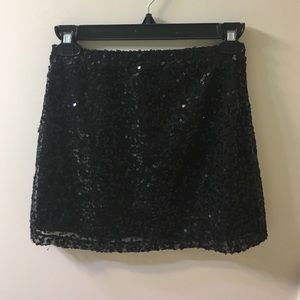 Sequinned Mini Skirt