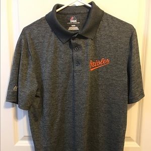 Orioles collard golf shirt