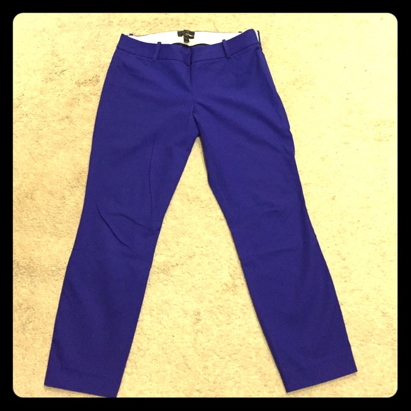 J. Crew Pants - J.Crew Minnie cropped Pants in Cobalt blue