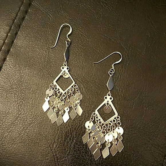 Fashion silver plated earrings