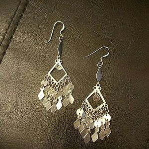 Fashion silver plated earrings