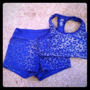 Spanks and sports bra set