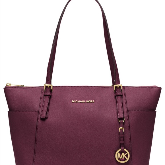 Purple Michael Kors Tote.