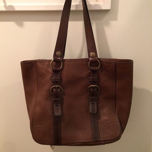Coach Brown Leather Handbag