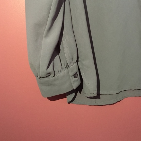 Light Plum Button Up - Picture 3 of 4