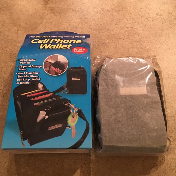 Cell phone wallet