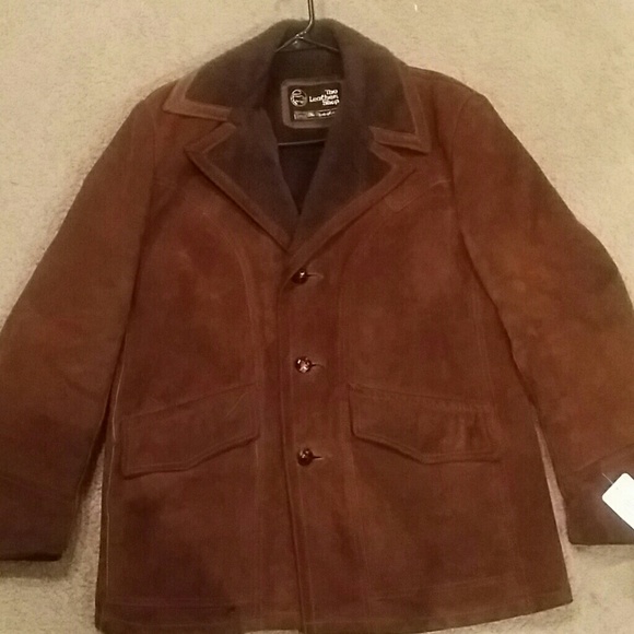 1970's Vintage Sears Roebuck Mens Leather coat
