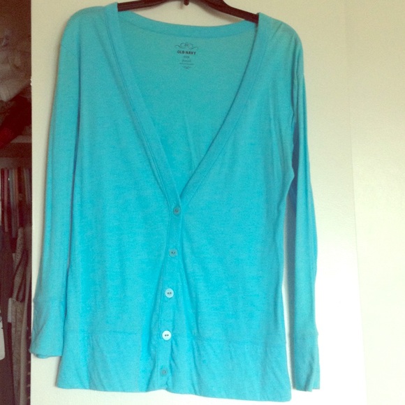 Old Navy baby blue cardigan