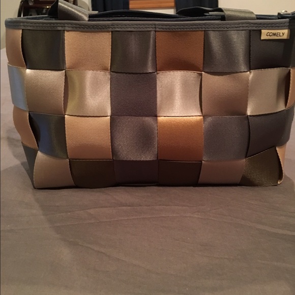 Seatbelt purse! :-) neutral colors :)