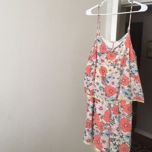 Printed Romper