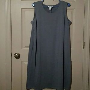 Gray Coldwater Creek slip dress
