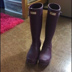 Purple Hunter Boots