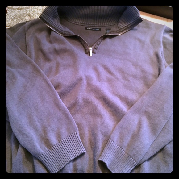 VAN HEUSEN LONG SLEEVE MENS ZIP UP SWEATER