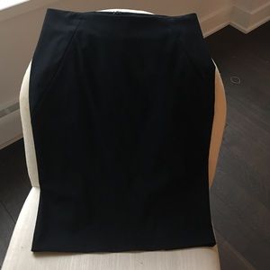 Black theory suit skirt