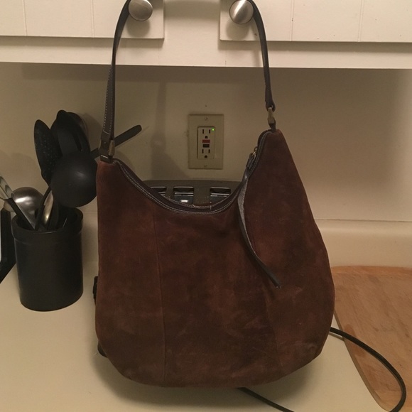 SOLD- Mundi genuine leather hobo purse - EUC