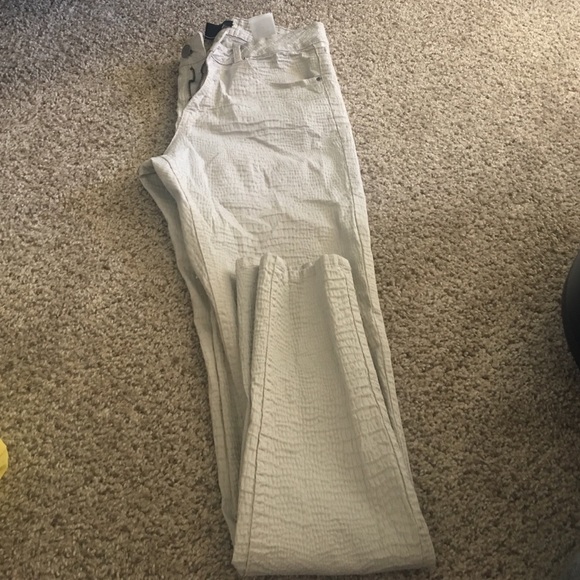 H&M crocodile print skinny jeans
