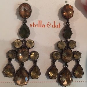 Stella&Dot Antique looking statement earrings