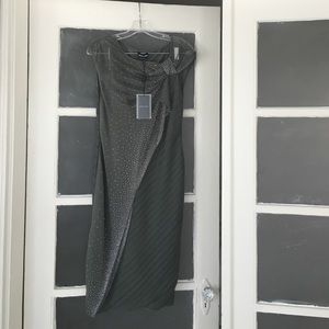 Giorgio Armani pewter / gray dress size 40