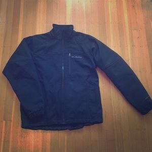 Men's Columbia black jacket, size Medium.
