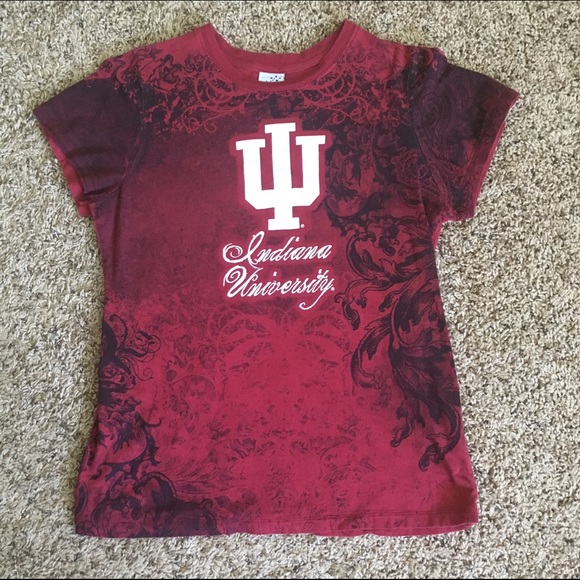 Indiana University Women's Graphic Fitted Tee