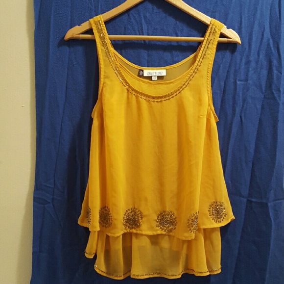 Yellow Jennifer Lopez Top - Picture 3 of 3