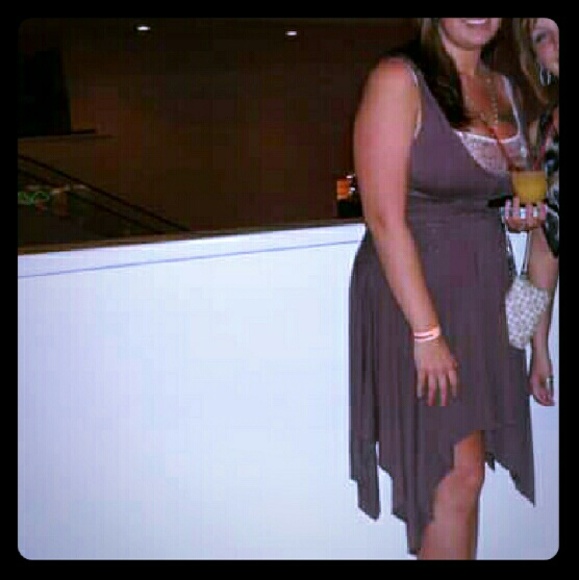 Plumcocktail dress