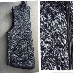 Jackets & Coats - Printed herringbone vest Jackets & Coats - Printed herringbone vest