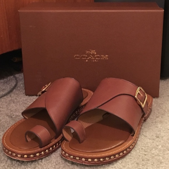 Coach Leather  Sandals! Amazing Price!!