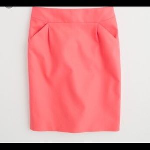 🎀SALE🎀 JCrew Coral Pencil Skirt!!