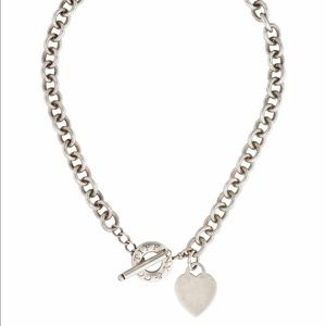 Tiffany & Co heart tag toggle necklace