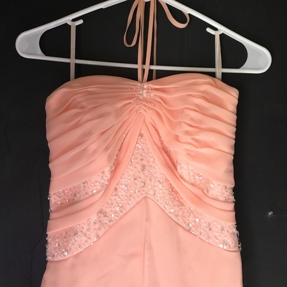 Coral Prom dress