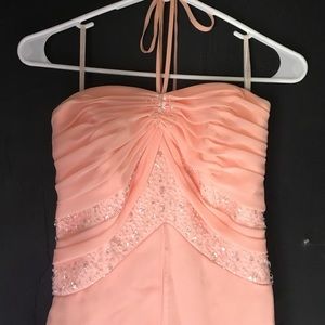 Coral Prom dress