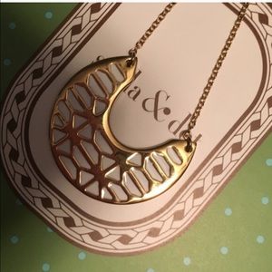 Stella&Dot NWOB breezeblock enamel pendant