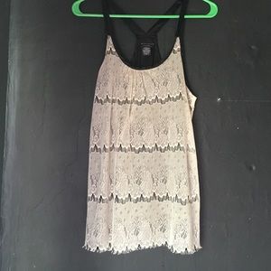 Lace tank top