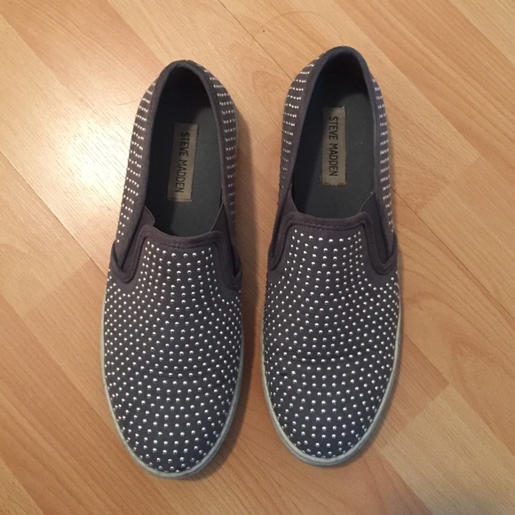 Steve Madden Studded Skate Slip-Ons