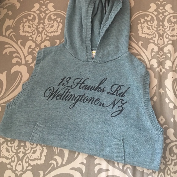 Sleeveless hooded light sweater 100%cotton - Picture 4 of 4