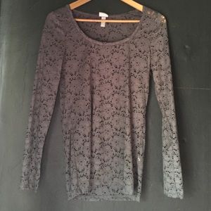 Lace long sleeve